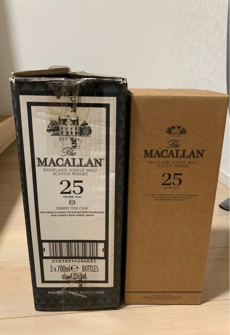 MACALLAN 25 リリース　2023年　化粧箱のみ　11個