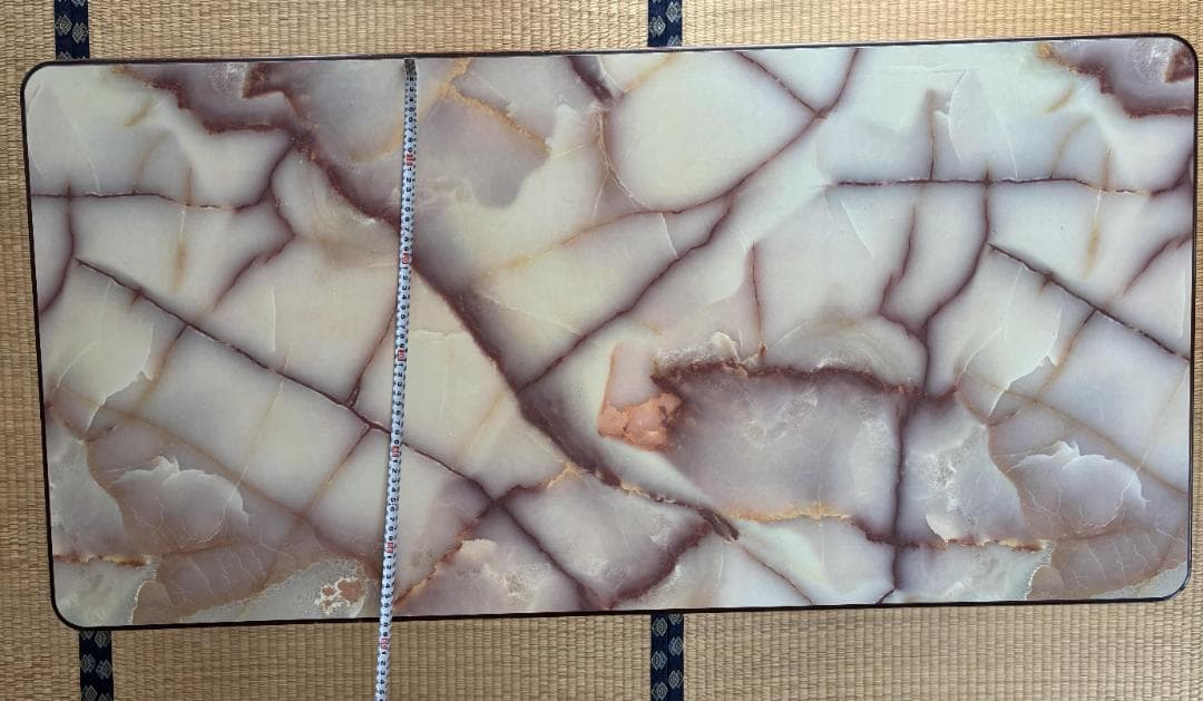 アンティーク応接テーブル 大理石風 天板