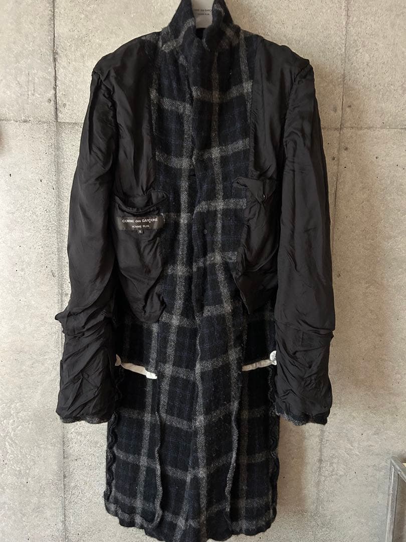 コムデギャルソンオムプリュス　24AW 縮絨ロングジャケット