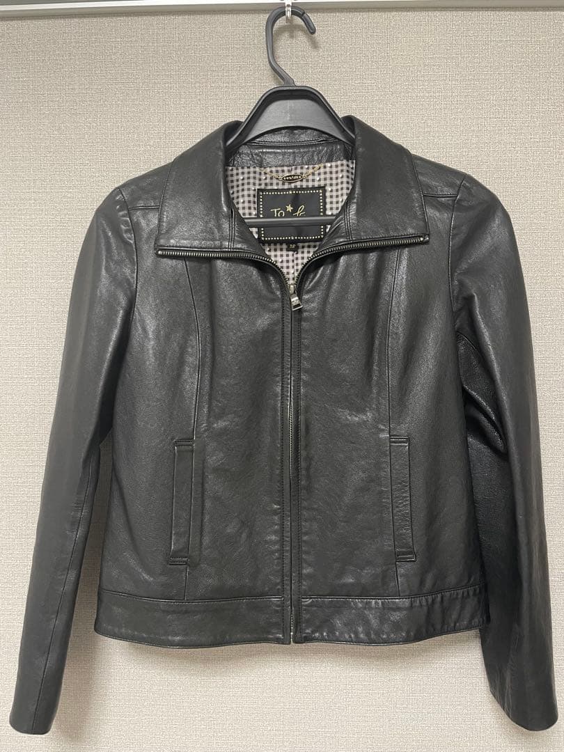 ラムスキンレザージャケット サイズ38