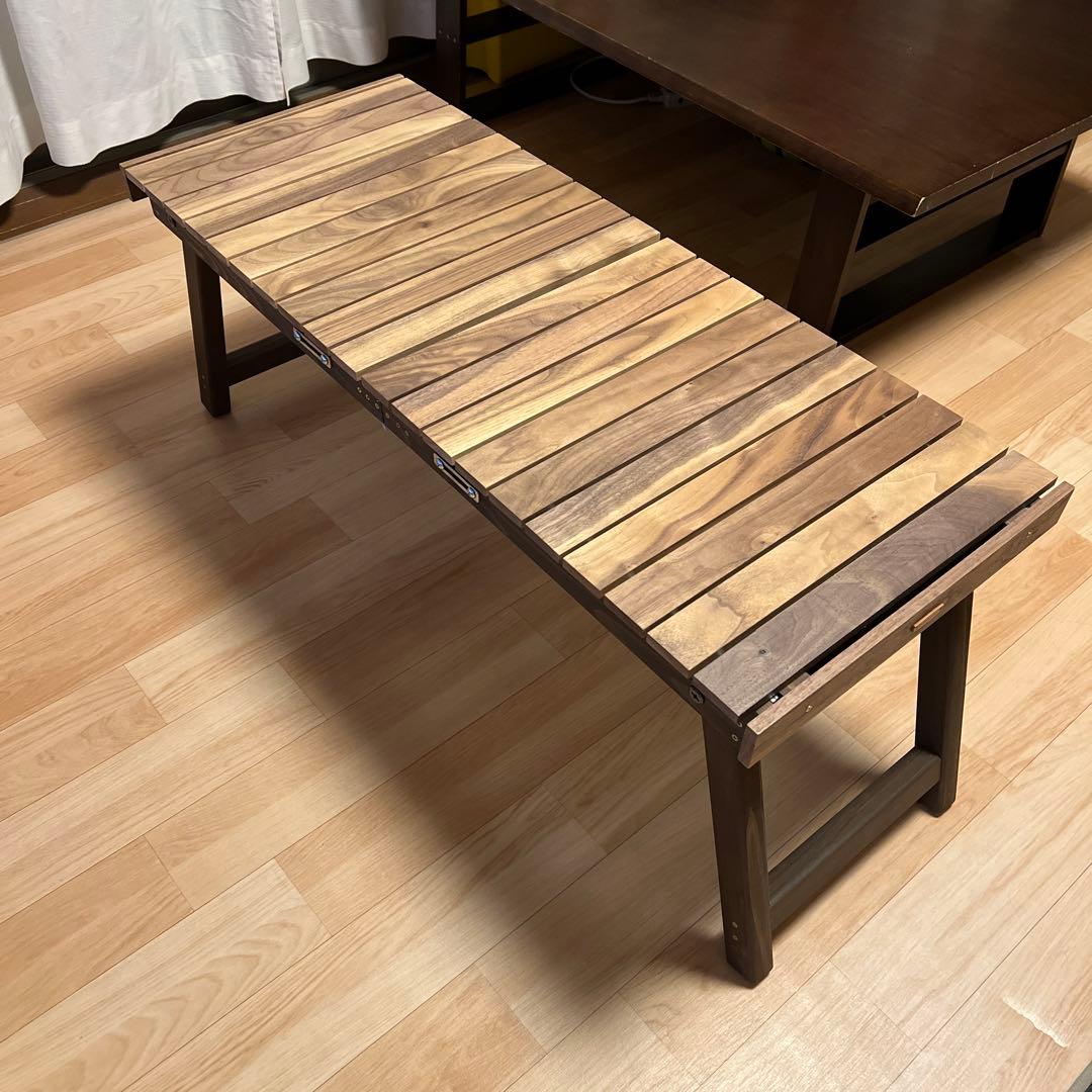 オーダーメイド品　アウトドア木製テーブル