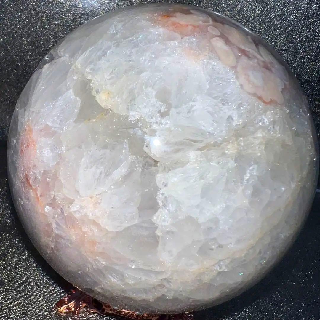 ⑭ピンクアメジスト桜瑪瑙⭐️ピンクアメジスト花瑪瑙⭐️フラワーアゲート⭐️スフィア