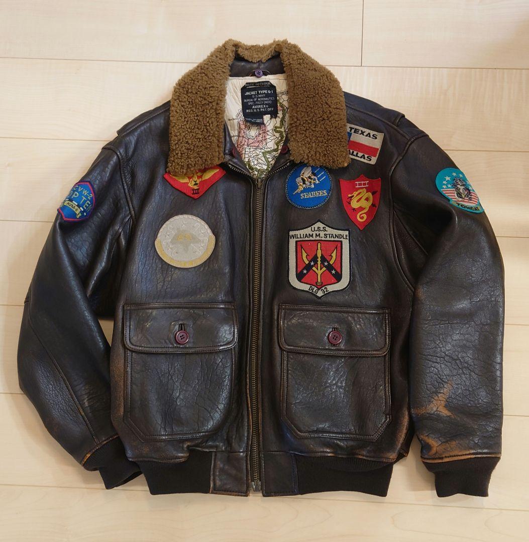 【ヴィンテージ】AVIREX G-1 レザーフライトジャケット