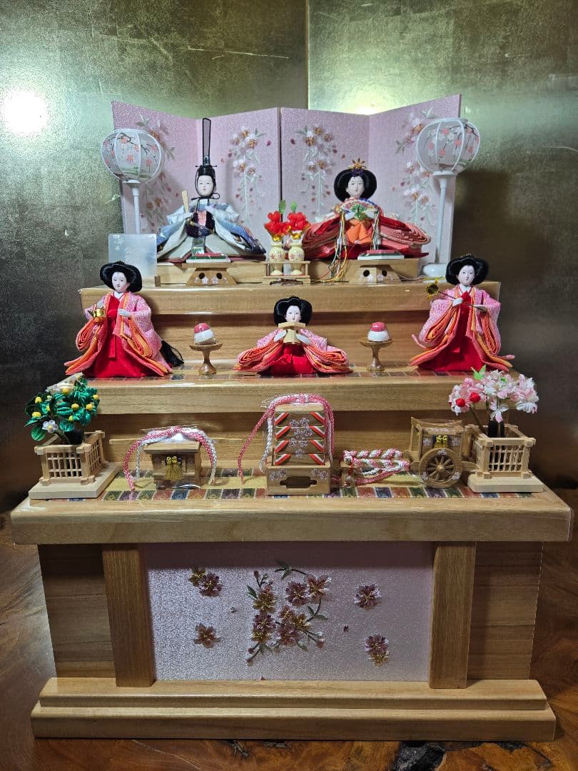 【一点限り】雛人形 収納飾り 三段　31