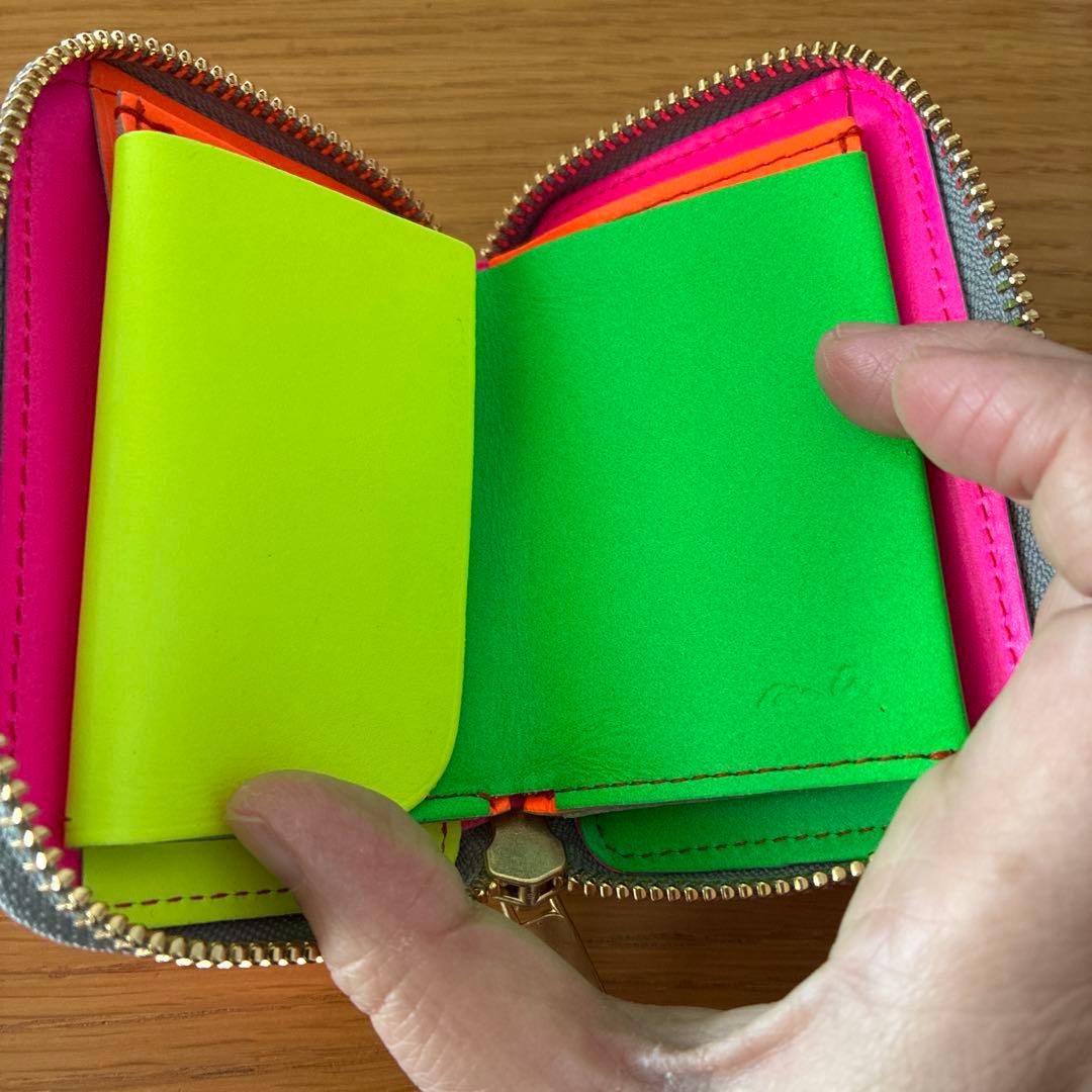 NADAYA mu CRAZY ミニ財布 ネオンカラー