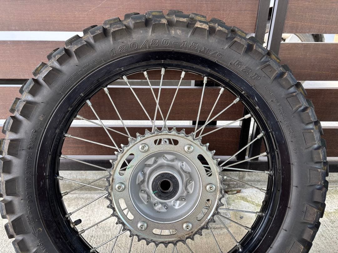 crf250l オフロードタイヤ、ホイール 2本セット