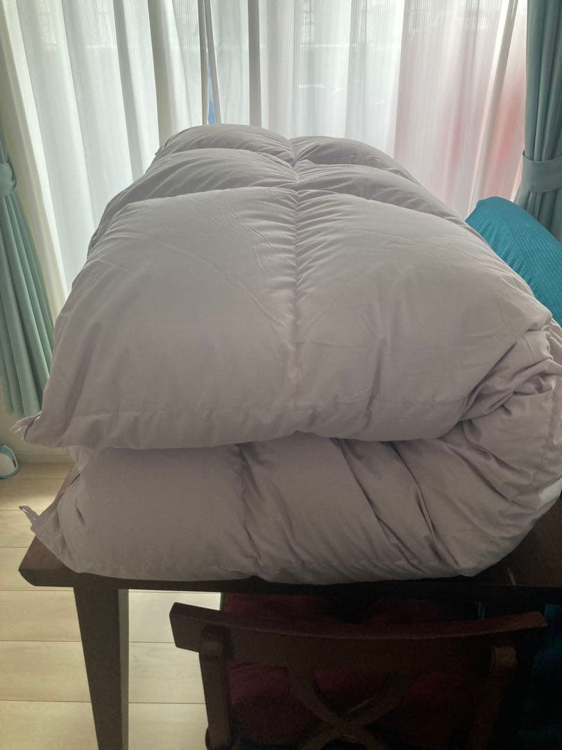 【日本製】洗える羽毛布団　ホワイトダックダウン 93% シングル　増量タイプ