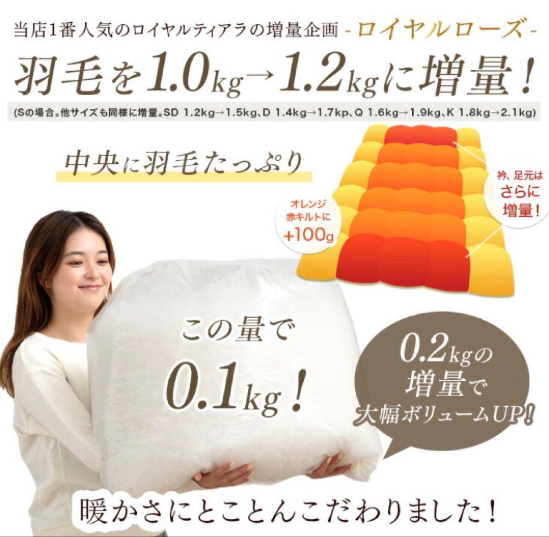 【日本製】洗える羽毛布団　ホワイトダックダウン 93% シングル　増量タイプ