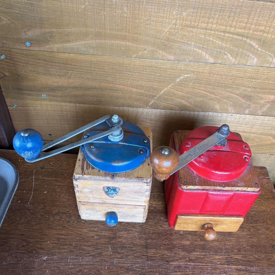 アンティーク　プジョーコーヒミルセット