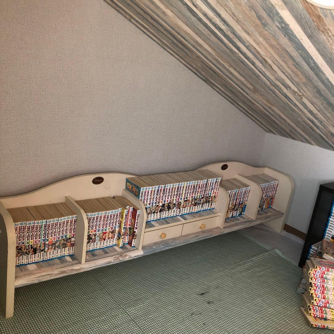 本立て　ロング　店舗什器　引き出しつき本立て　オブジェ