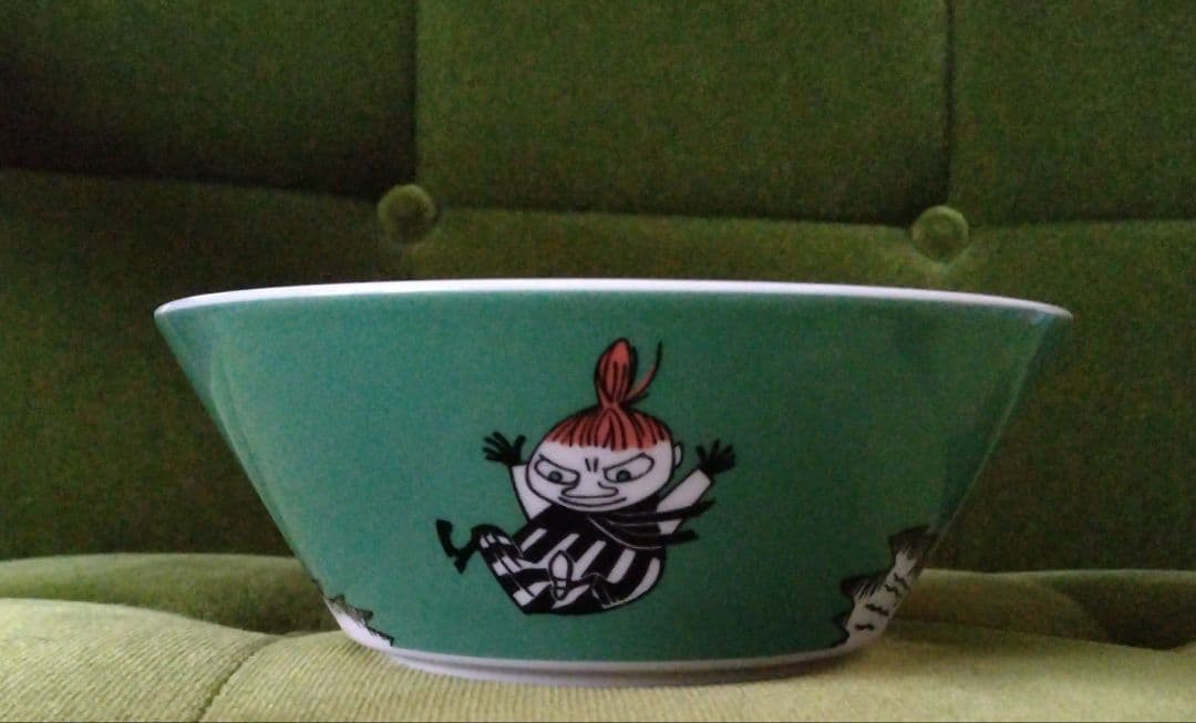 廃盤　美品　未使用品　アラビア　リトルミイ　シリアルボウル　バーコード付き