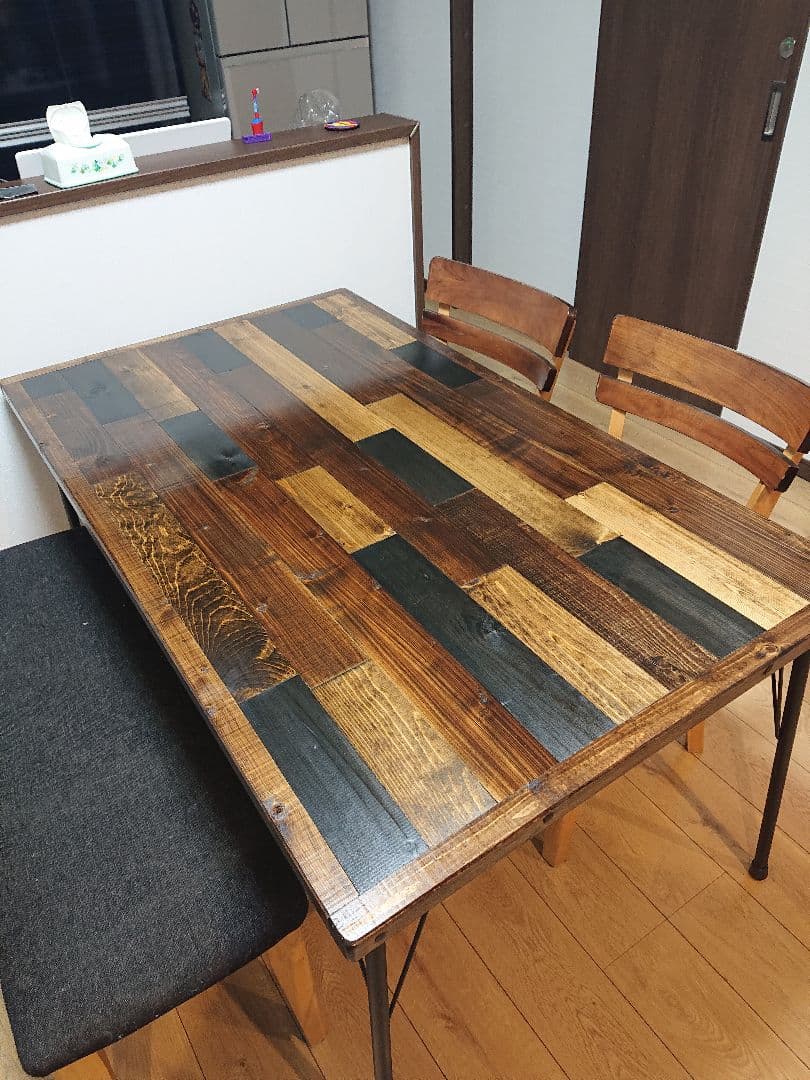 ダイニングテーブルDIY 男前家具