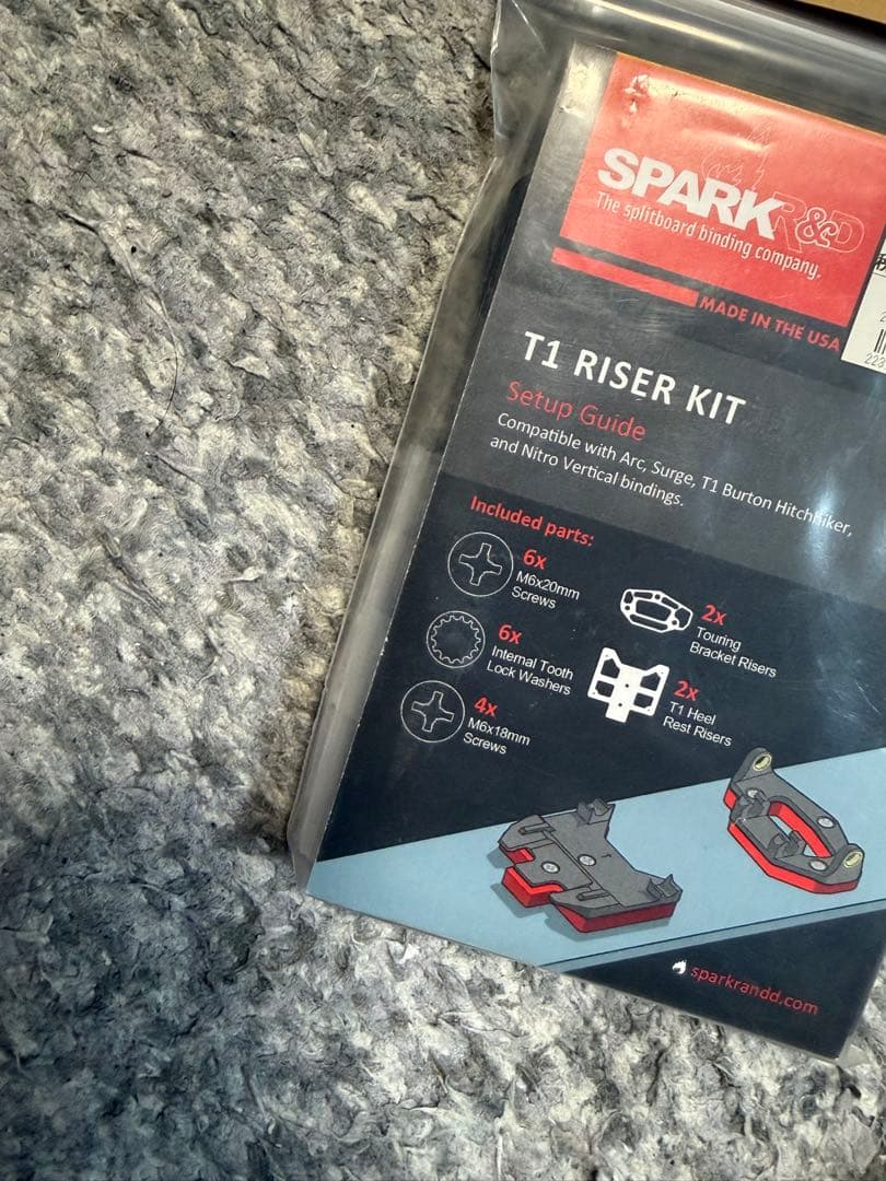spark t1 riser kit スプリットボード用　未開封01（3個）