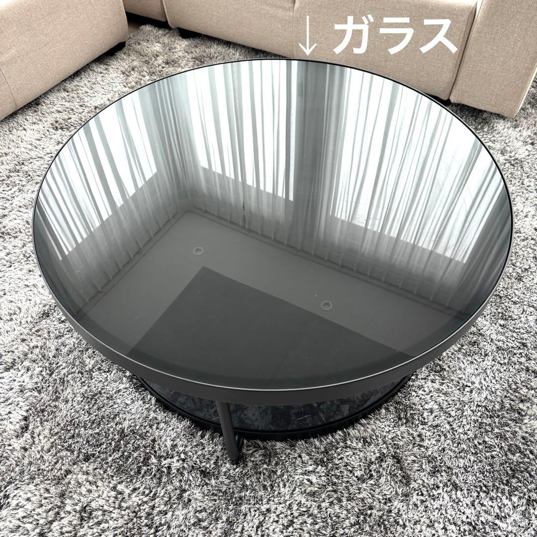 超美品コーナーソファセット ラグ ガラステーブル オットマン付き 5点フルセット