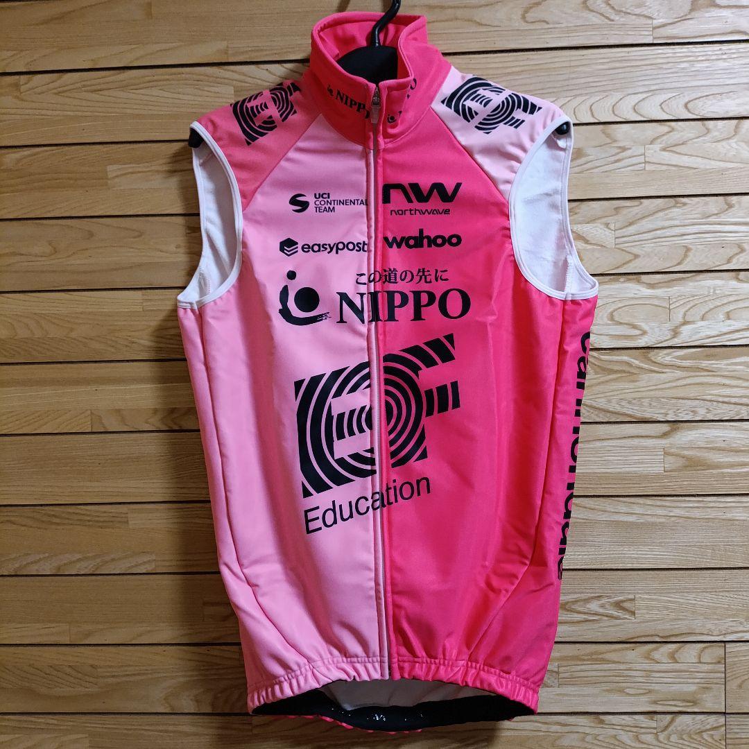 支給品　サーマルベスト　NW　EF Education-Nippo　裏起毛　ジレ