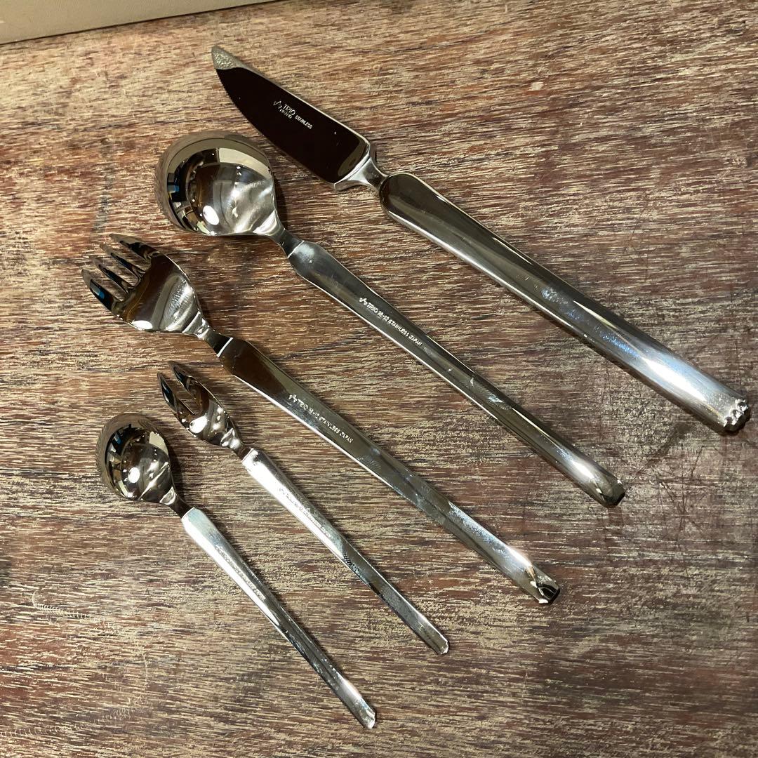 18-12 ステンレス！ 新品未使用 TRIO トリオ ソナタ カトラリーセット