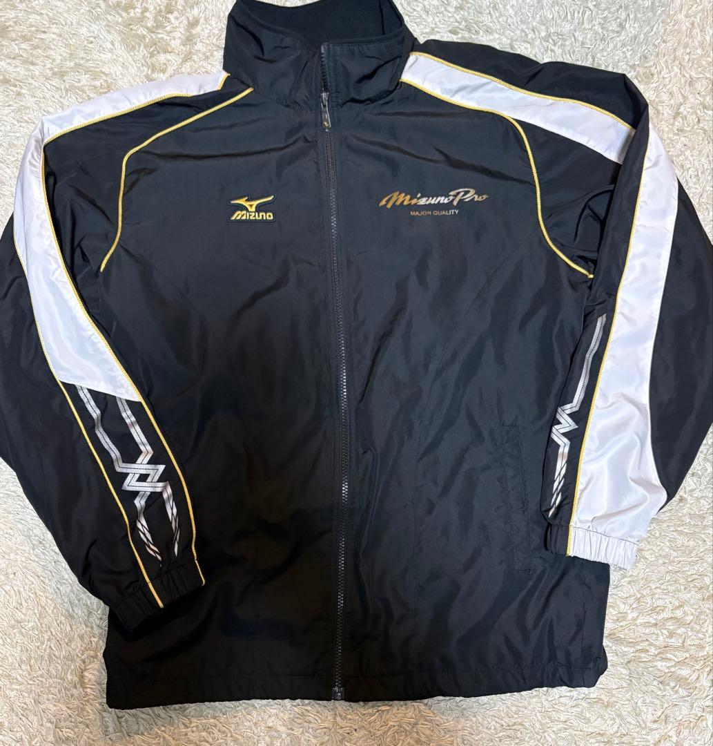 美品✨ミズノプロ ウインドブレーカー 上下 セットアップ L メンズ 野球
