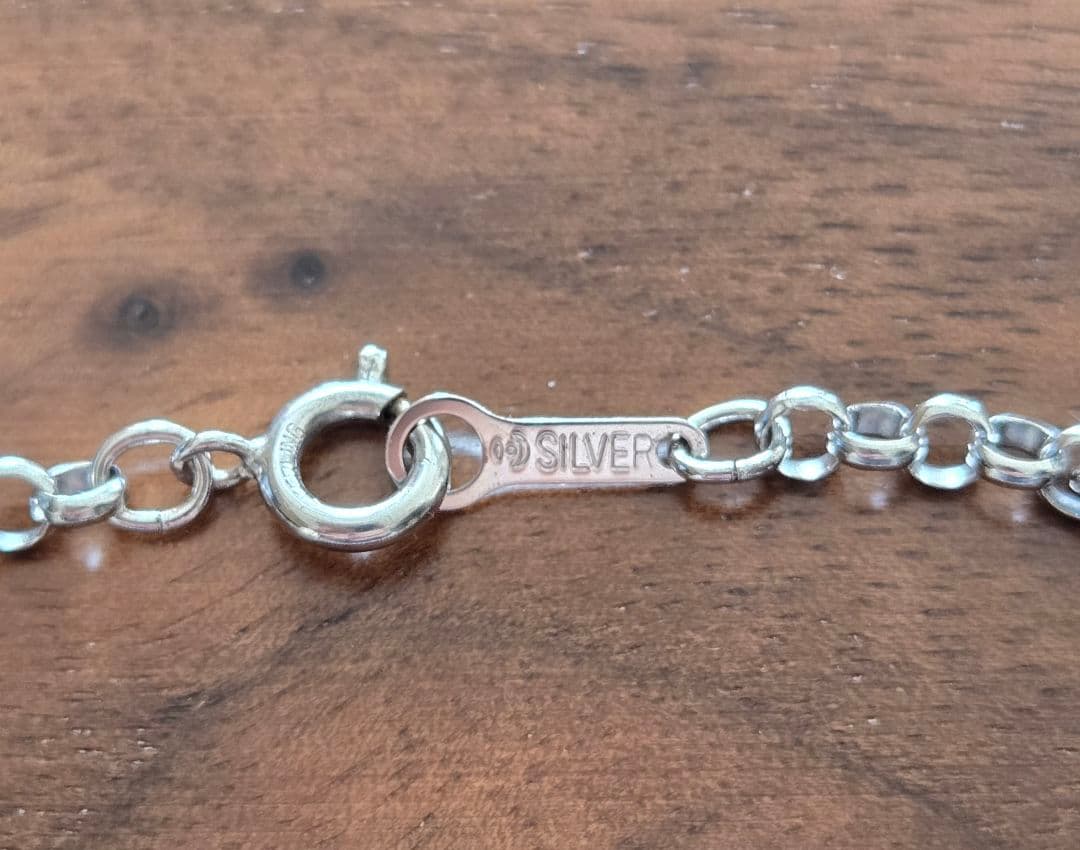 【美品】TASAKI 淡水パールブレスレット　シルバー