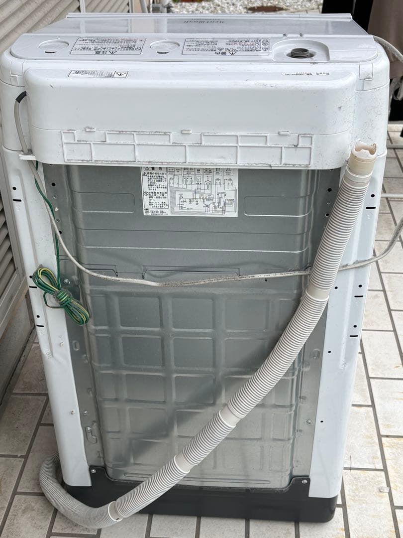 HITACHI 日立 BW-V80BE5 縦型洗濯機 本体 ホワイト