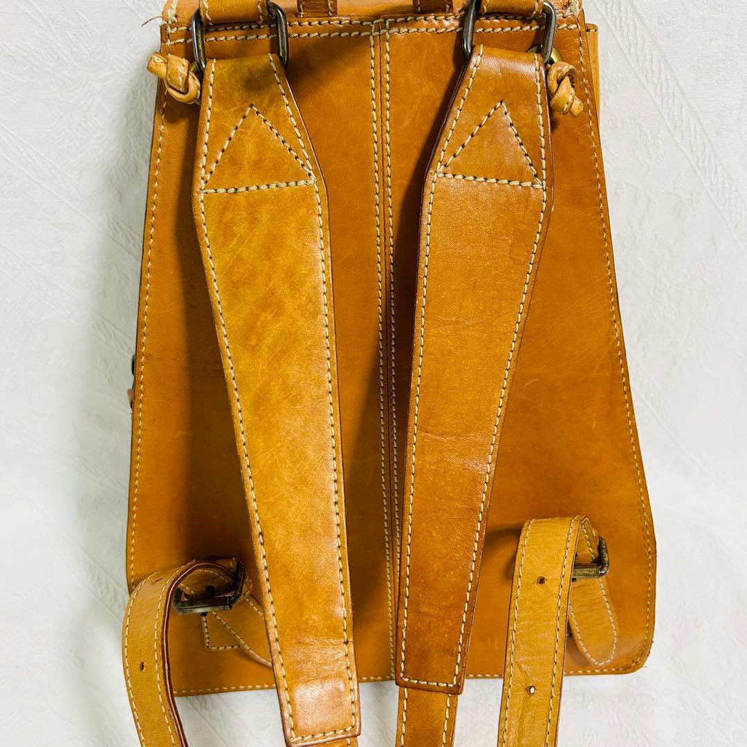 【ちゃちゃ様】 ダコタ オールレザー本革 リュックサック/バックパック