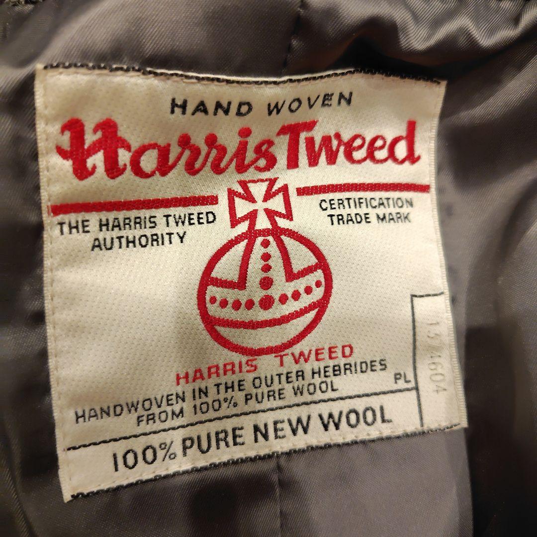 u*f様 ROSSO×HarrisTweed メンズ ヘリンボーンウールコート