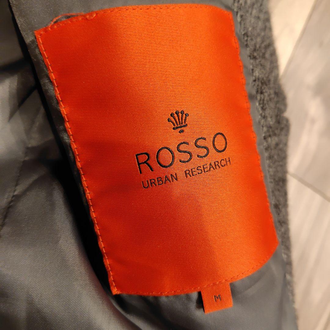 u*f様 ROSSO×HarrisTweed メンズ ヘリンボーンウールコート