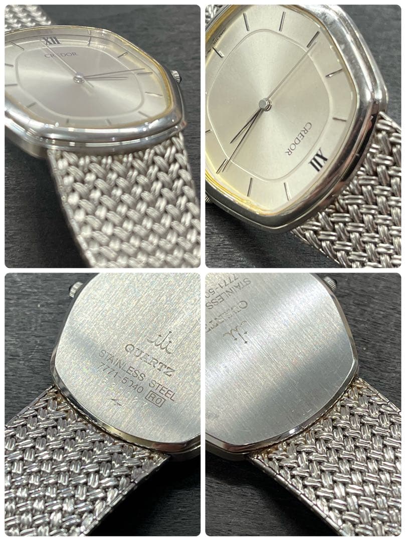 SEIKO クレドール　オクタゴン　Credor メンズ腕時計　クオーツ