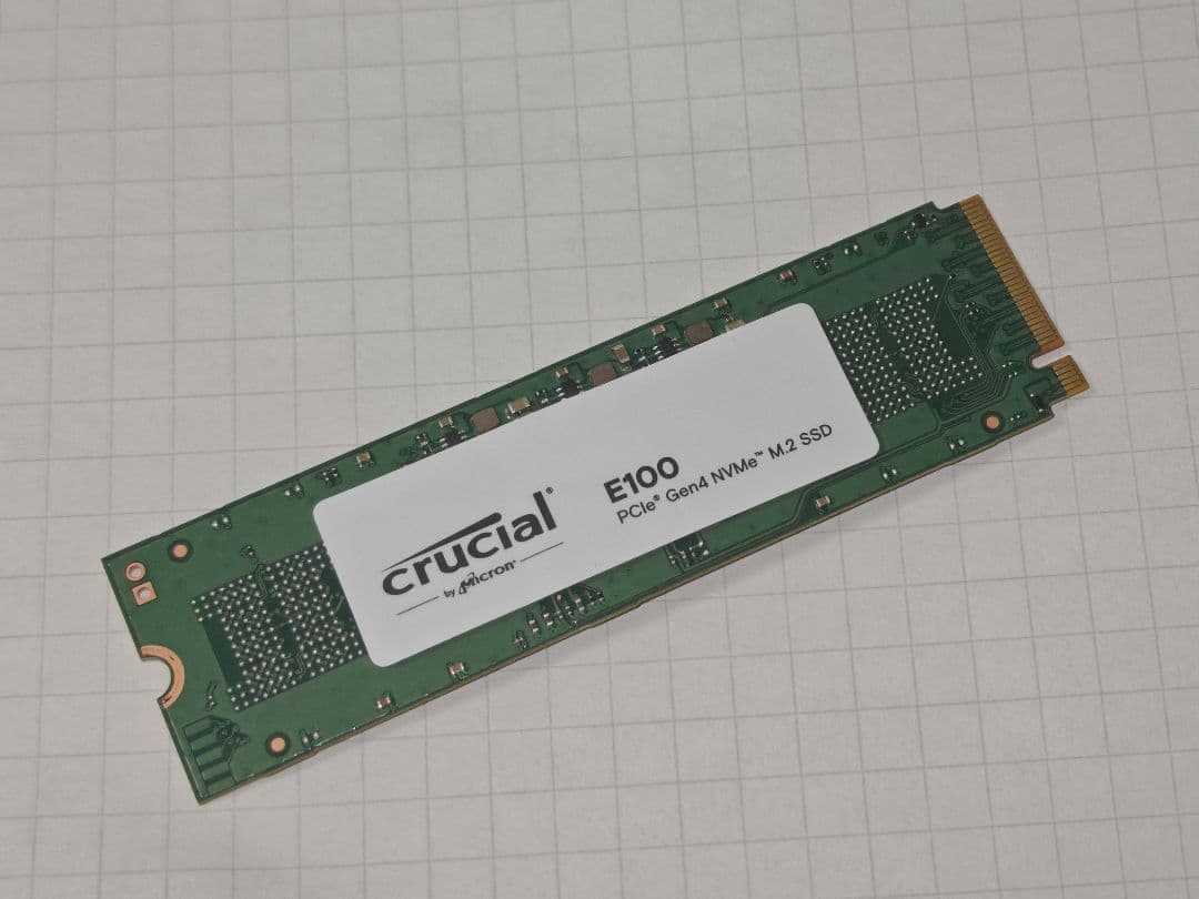 内蔵型SSD Crucial E100 1TB M.2 NVMe SSD