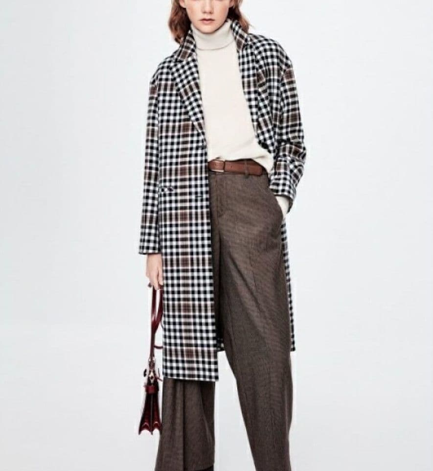 未使用級✨23区 3XL 46 大きいサイズ チェック チェスターコート コラボ