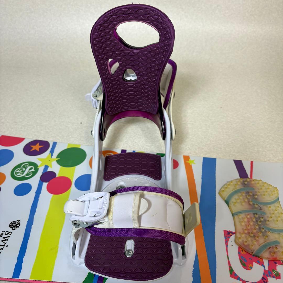 swivel chiffon スノーボード 142cm ビンディング レディース