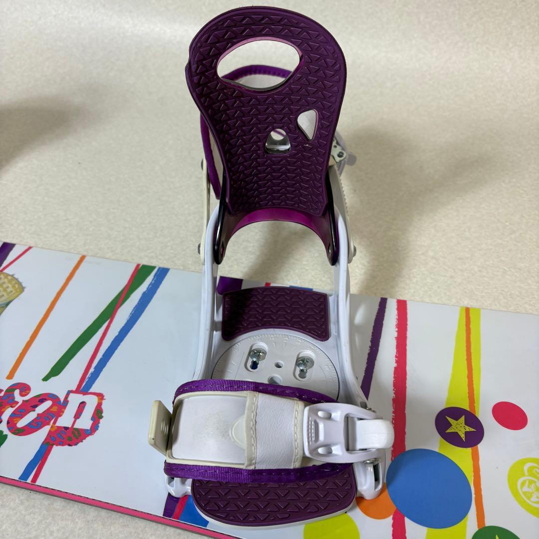 swivel chiffon スノーボード 142cm ビンディング レディース