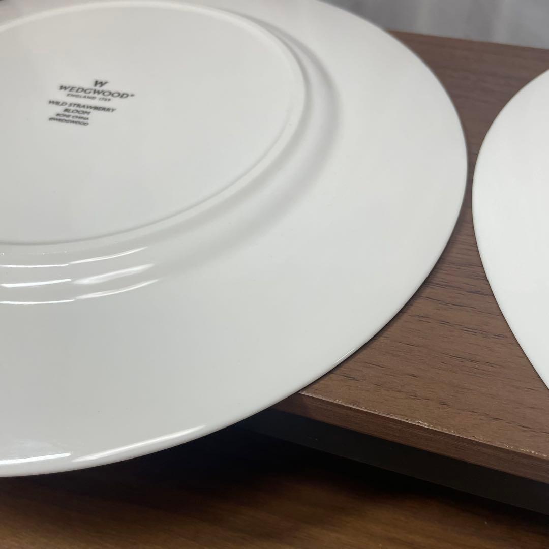 【希少】 ワイルドストロベリー　ブルーム　イエロー　大皿　二枚