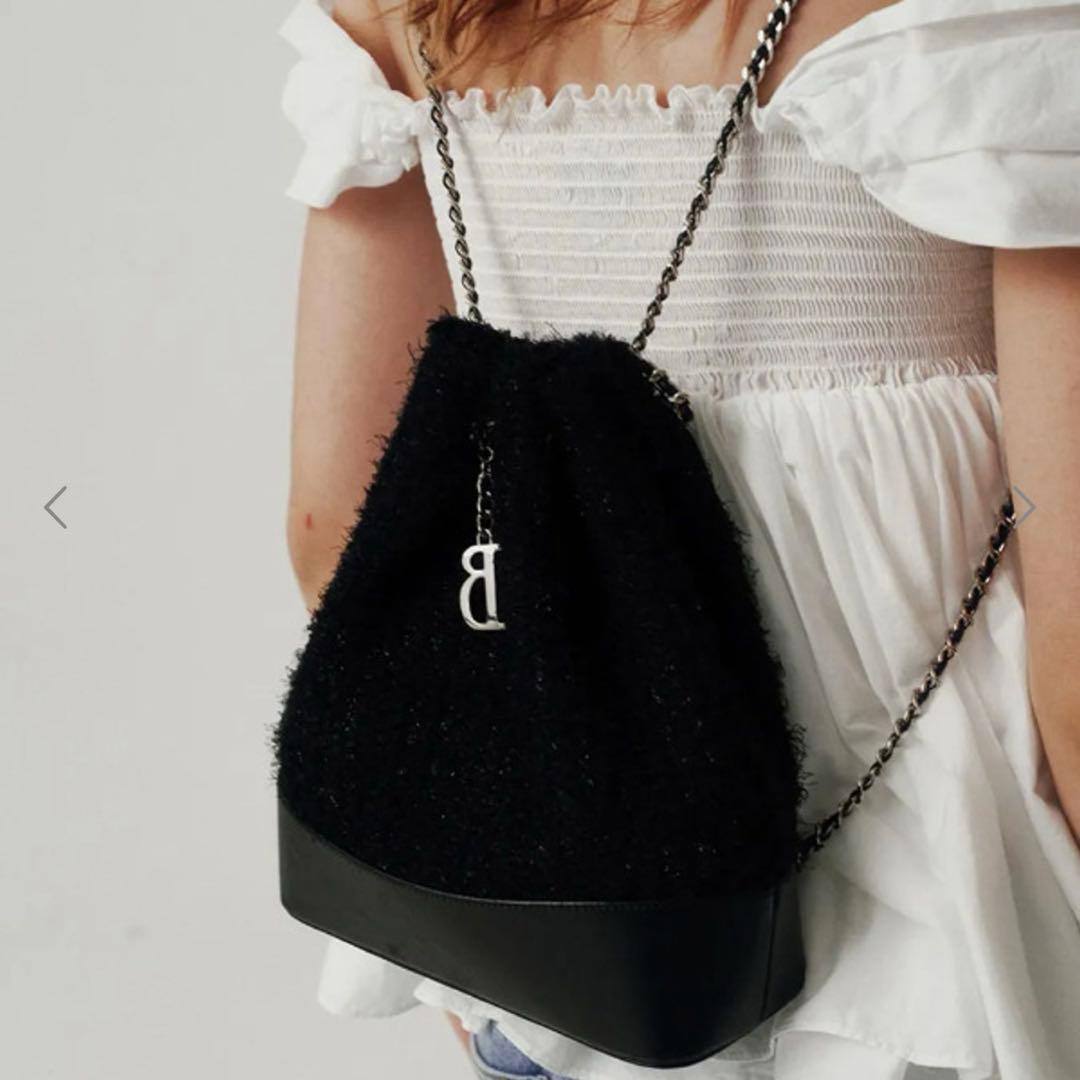 バッグ the barnnet Tweed Drawstring Backpack