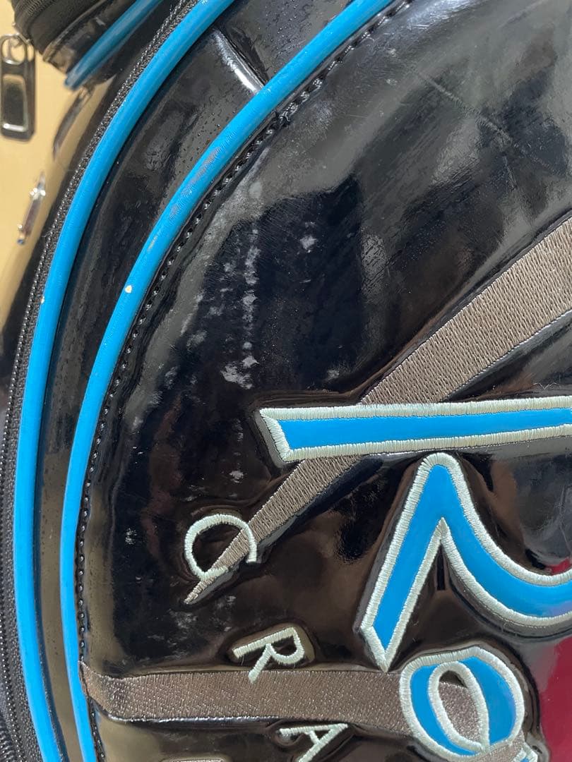 RomaRo ゴルフキャディバッグ ブラック/ブルー