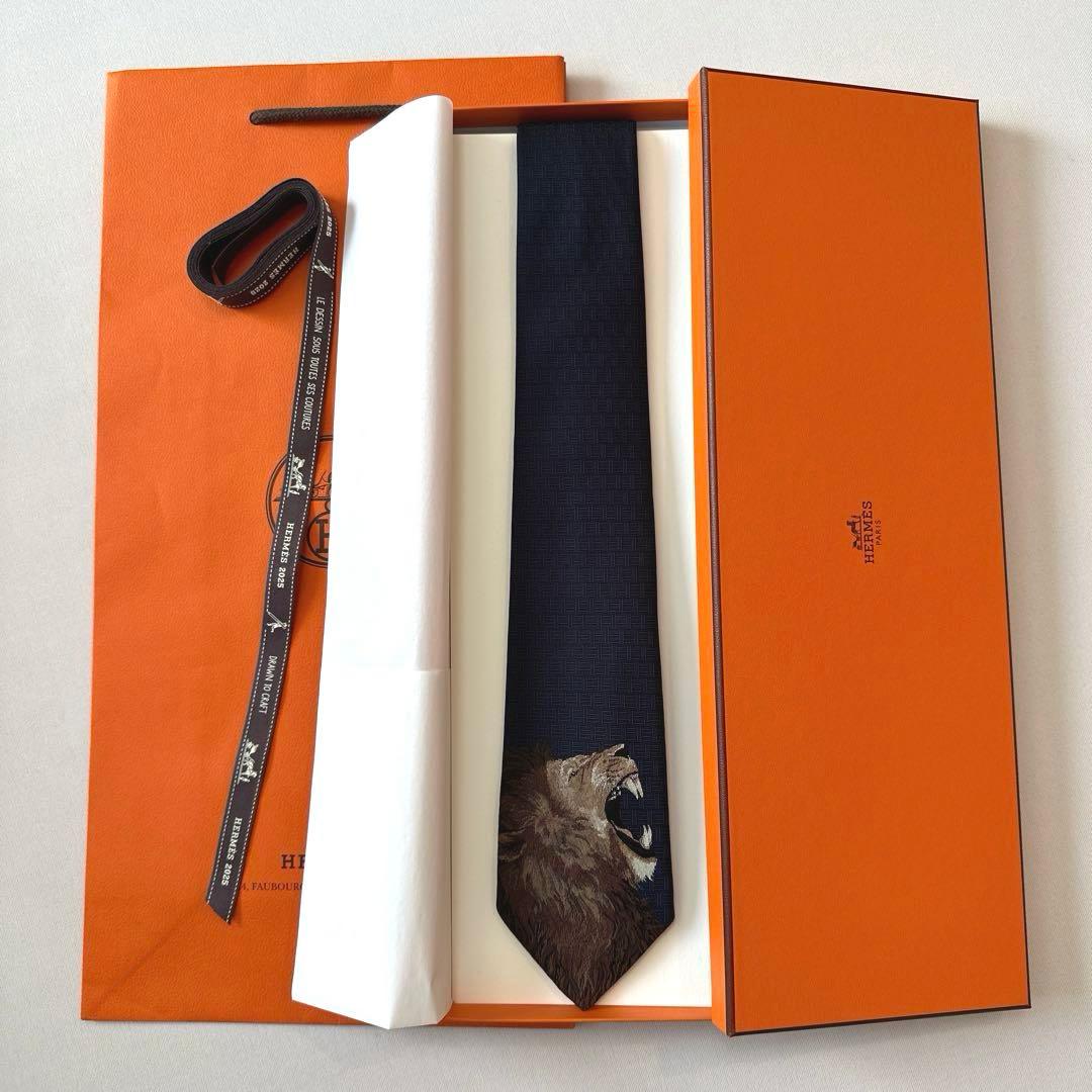 エルメス ネクタイ《ROAAAAAR！》 新品 未使用