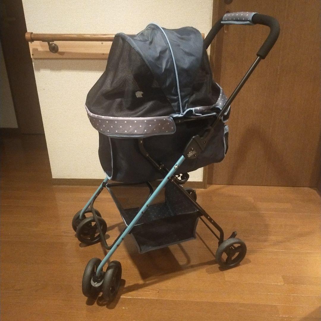 【良品】リッチェル ペットカート 紺 星　定価29,700(税込)エルフィ