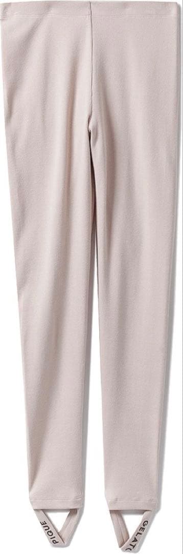 【新品】ジェラートピケ ルームウェア セットアップ ベージュ ロゴ入り 長袖