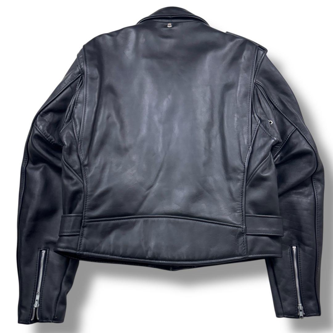 美品 ショット 90s ダブルライダース レザージャケット クラシック 42
