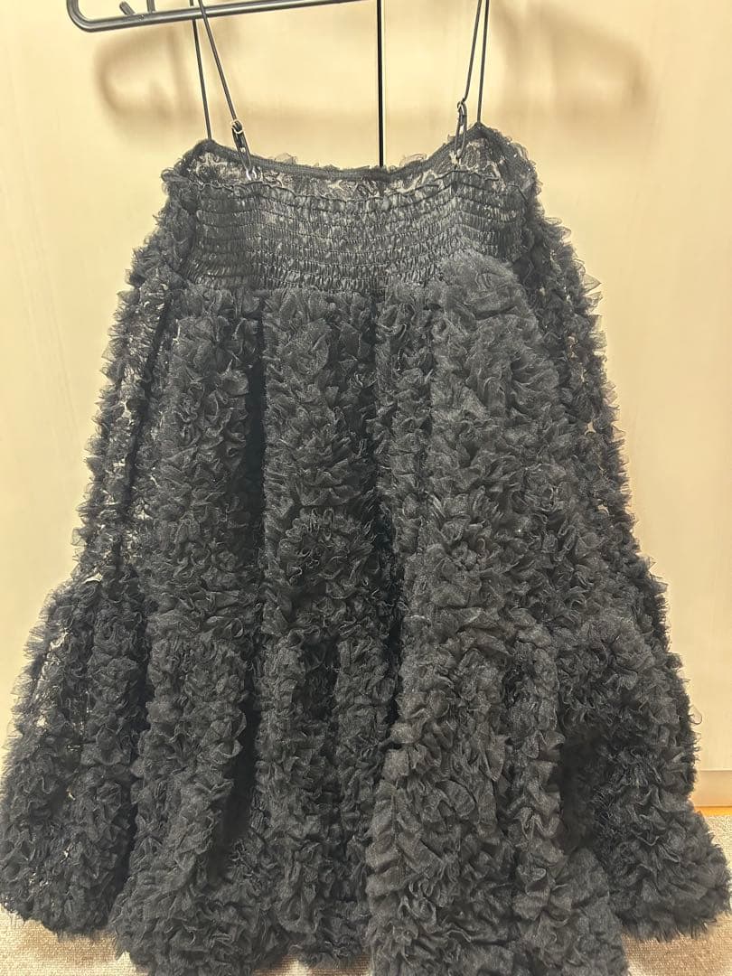 ワンピース poppy TULLE BALLOON TUNIC (BLACK)