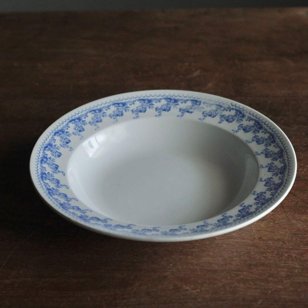 ベルギー ボッホ スーププレート 皿 古道具 アンティーク ブロカント