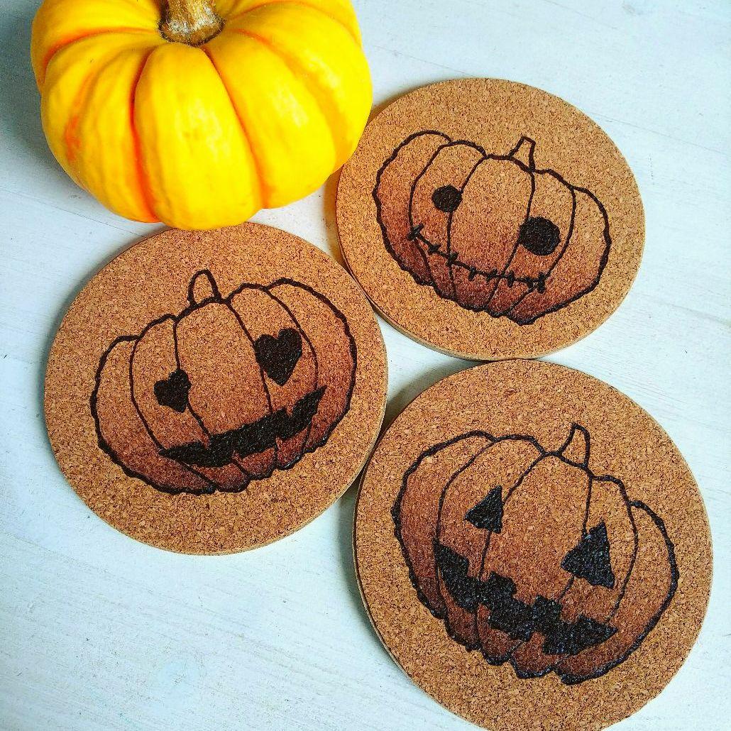 1枚130円 ハロウィンコースター