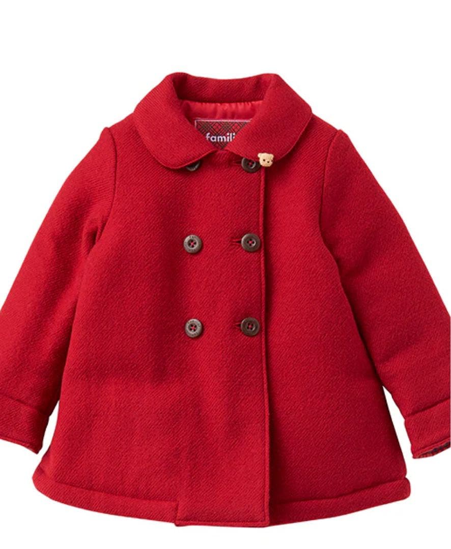 ファミリア コート 現行品 ９０cm