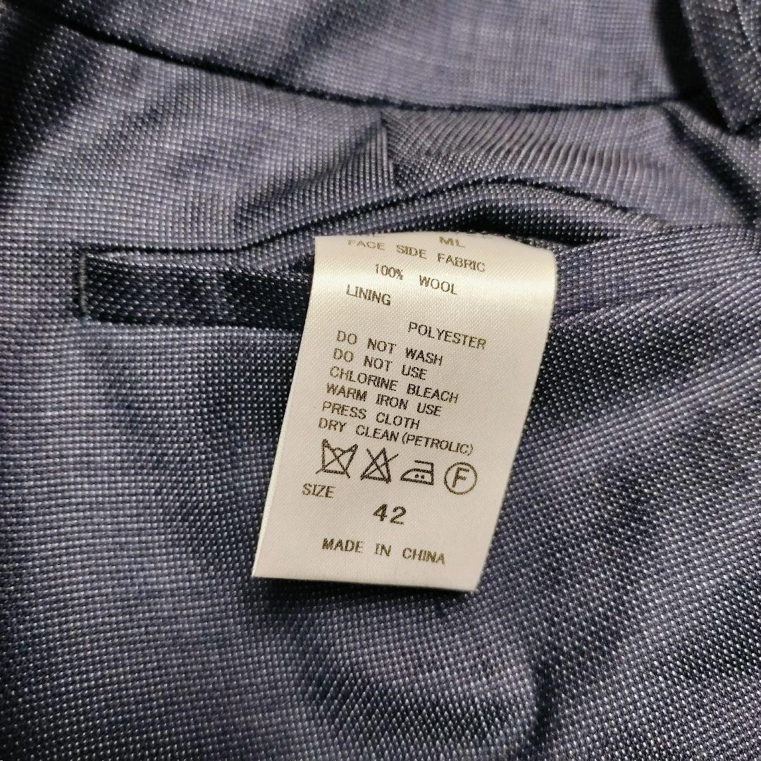 スーツカンパニー パンツスーツ REDA生地 セットアップ ネイビー