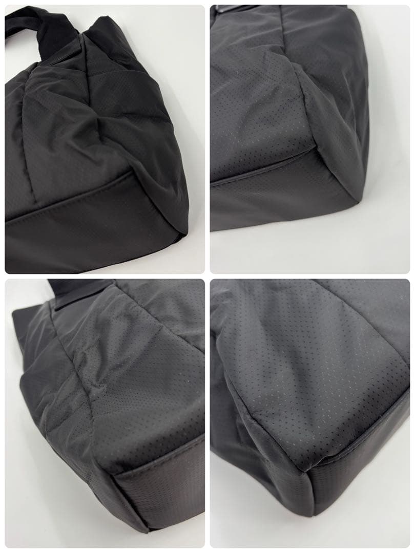 ✨未使用品✨イアパピヨネ ナイロン トートバッグ ブラック ショルダー付