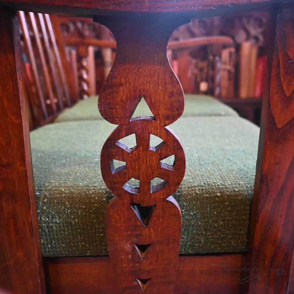 L3710-54 英国アンティーク ソファ ホールベンチ 2人掛け ソファベンチ