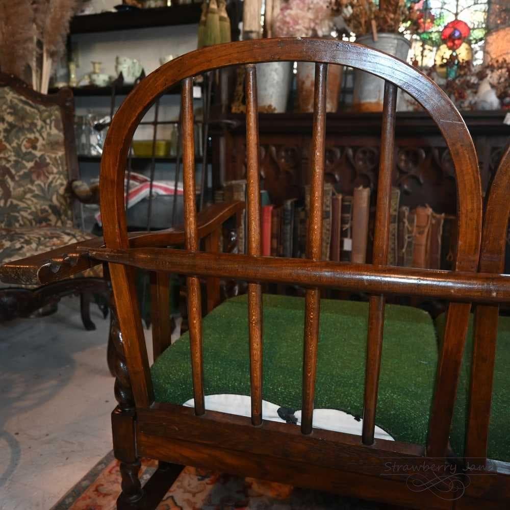 L3710-54 英国アンティーク ソファ ホールベンチ 2人掛け ソファベンチ