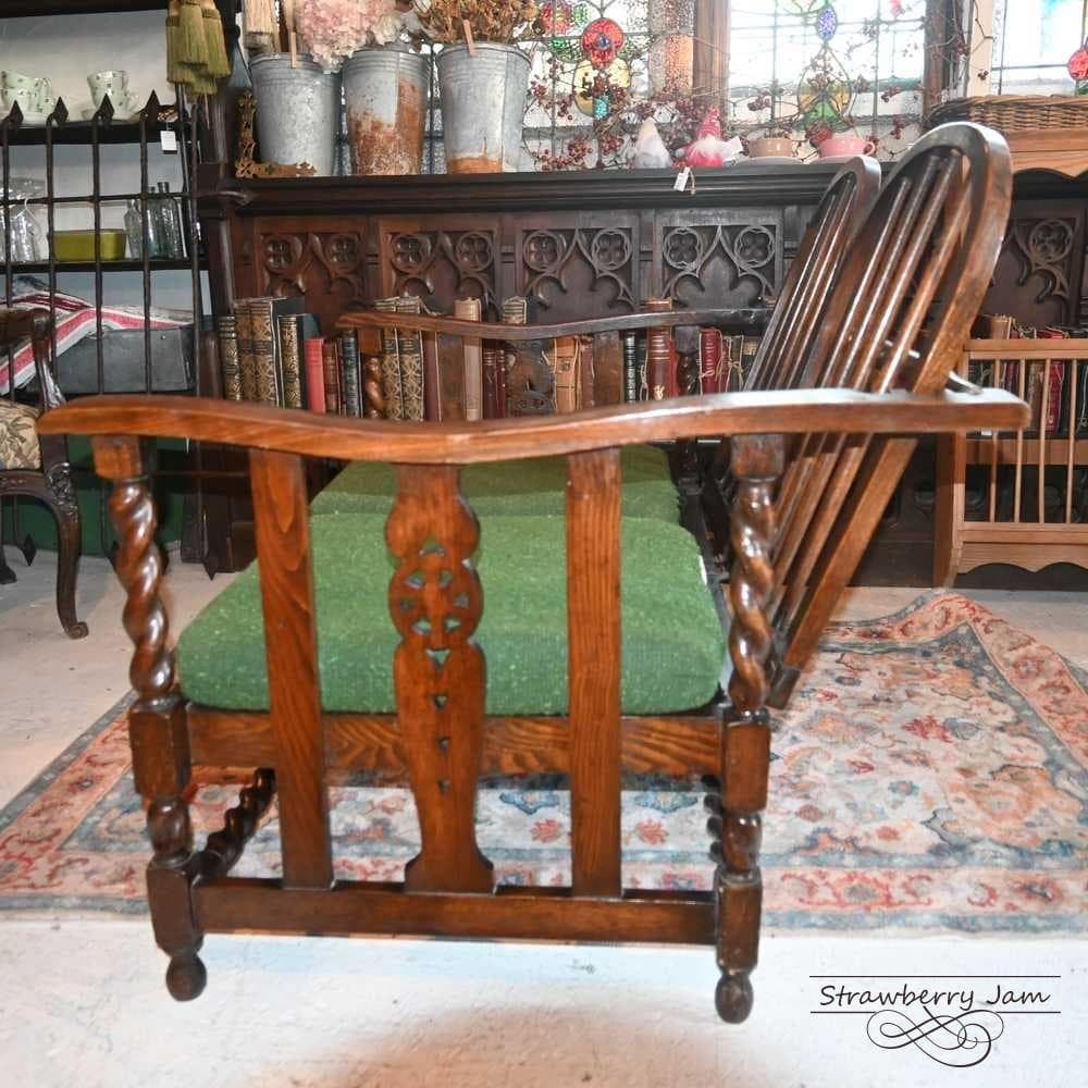 L3710-54 英国アンティーク ソファ ホールベンチ 2人掛け ソファベンチ