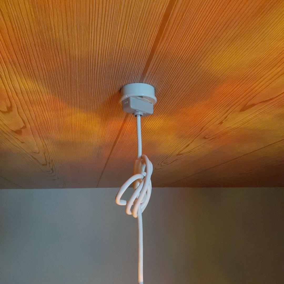 ステンドグラス調 ペンダントライト、オレンジ、黄色、赤色、タキズミ製