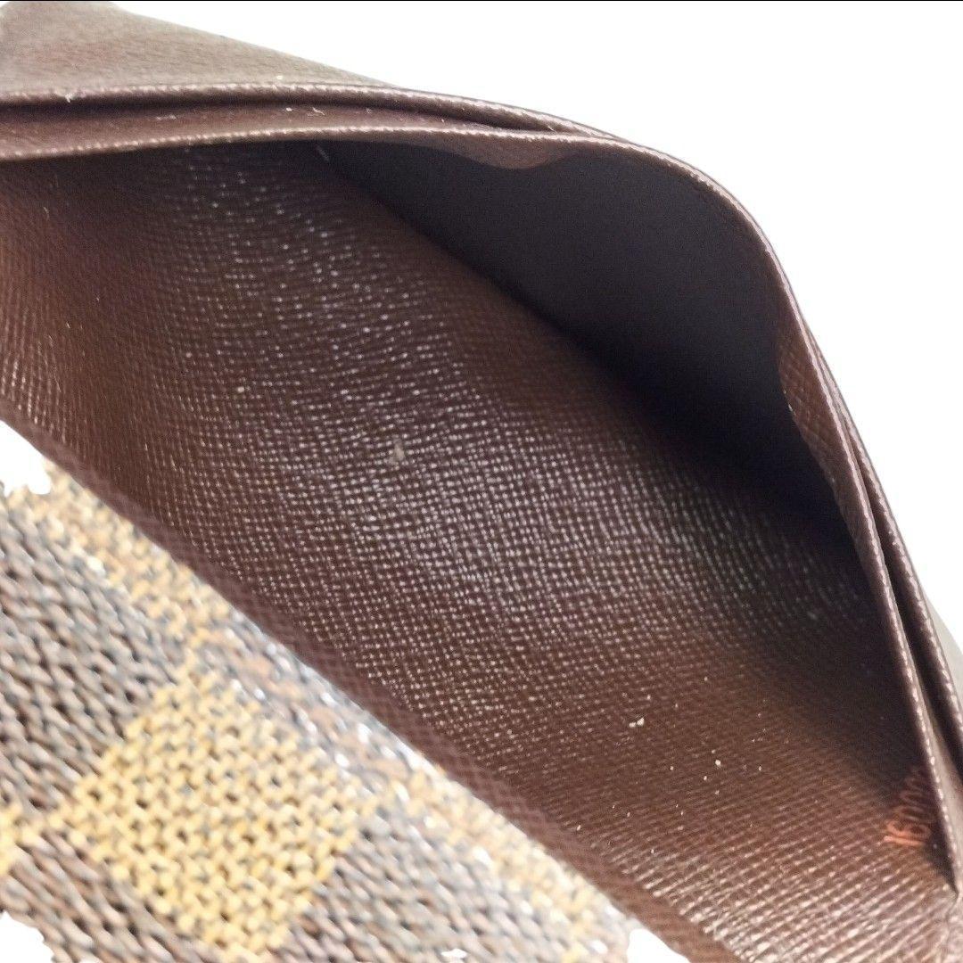 ✨美品✨ 折り財布 ポルトフォイユ トレゾール ダミエ エベヌ ルイヴィトン