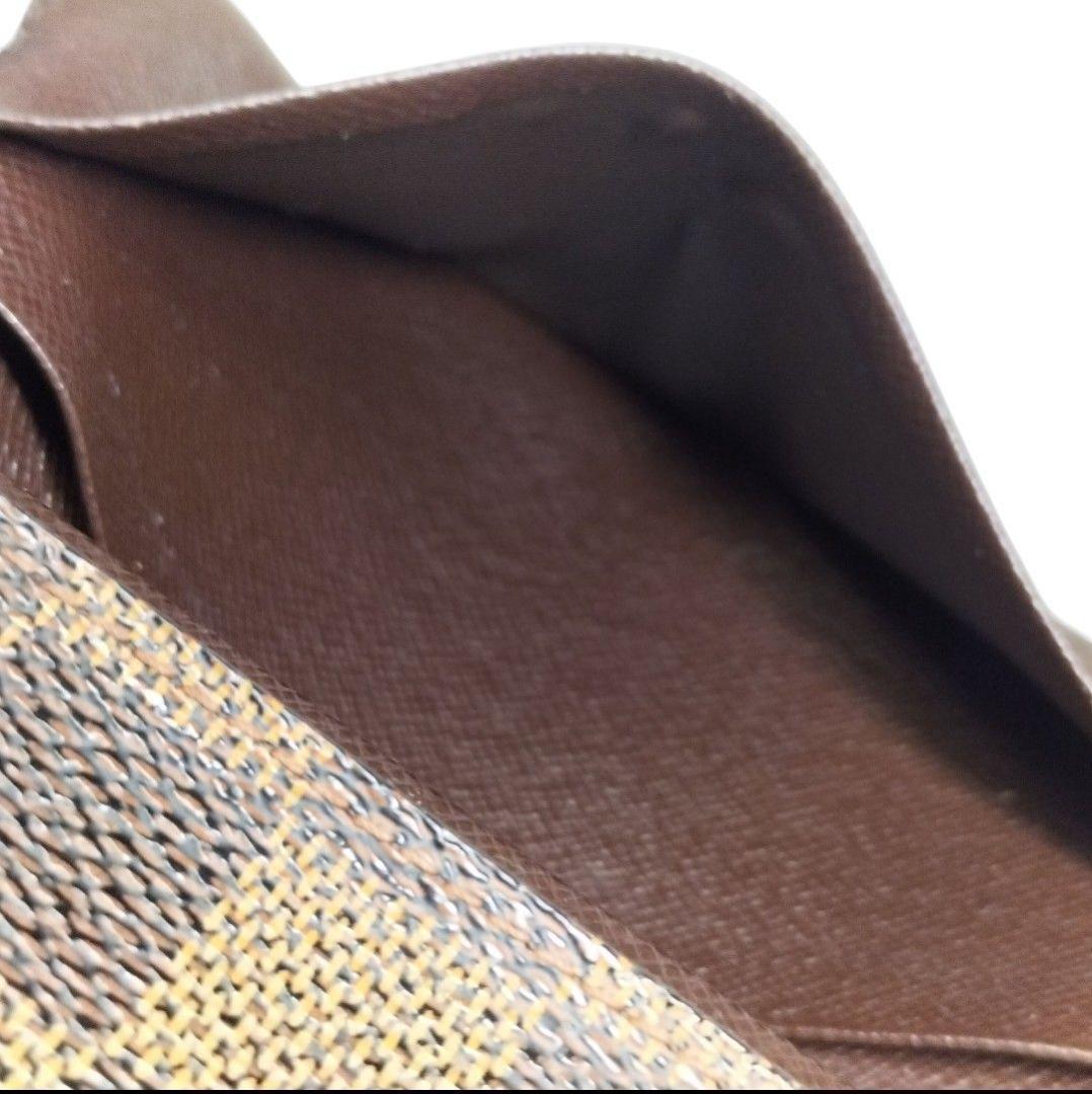 ✨美品✨ 折り財布 ポルトフォイユ トレゾール ダミエ エベヌ ルイヴィトン